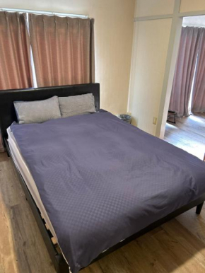 Two devided rooms with two large beds close to Nipponbashi